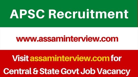 Apsc Recruitment Notice For Electrical Inspector Assaminterview Com