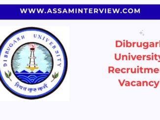 Dibrugarh University job